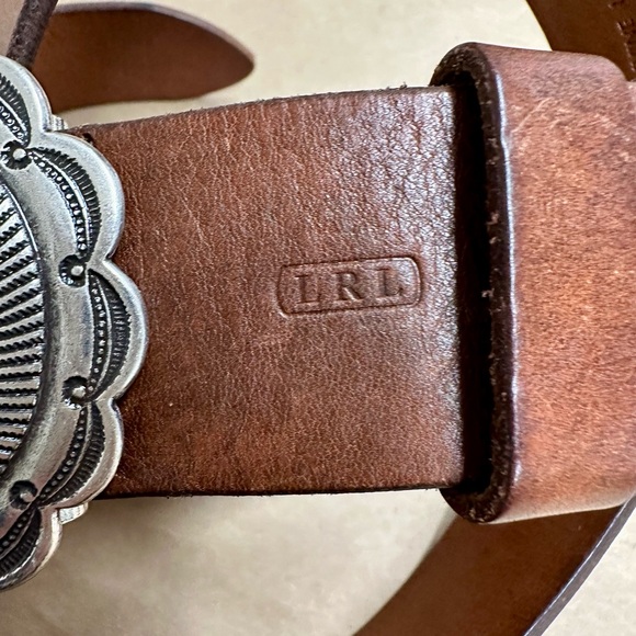 Ralph Lauren Brown Leather Belt - Picture 2 of 9